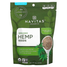 Navitas Organics, Graines de Chanvre Biologiques, 8 oz (227 g)