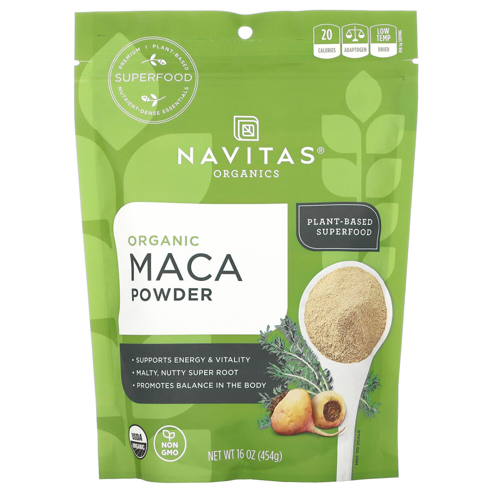 Navitas Organics , Organic Maca Powder, 16 Oz (454 G)