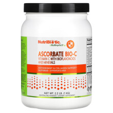 NutriBiotic, Immunität, Ascorbat Bio-C, Vitamin C mit Bioflavonoiden und Mineralien, 2,2 lb (1 kg)
