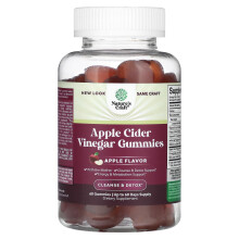 Nature's Craft, Gommes au Vinaigre de Cidre de Pomme, 60 Gommes