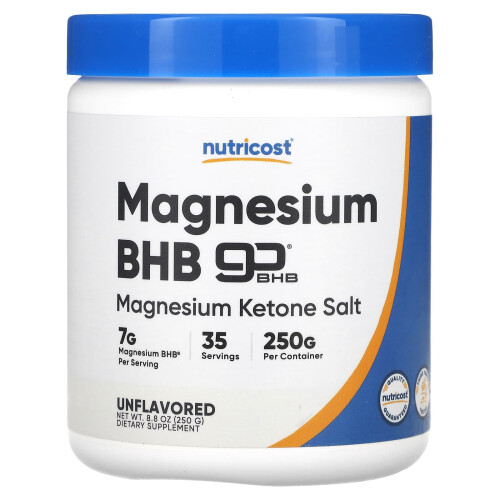 Nutricost, Magnesium BHB, Geschmacksneutral, 8,8 Unzen (250 g)