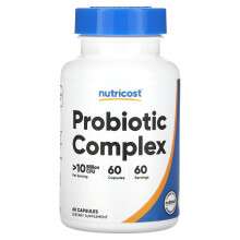 Nutricost, Probiotischer Komplex, >10 Milliarden KBE, 60 Kapseln