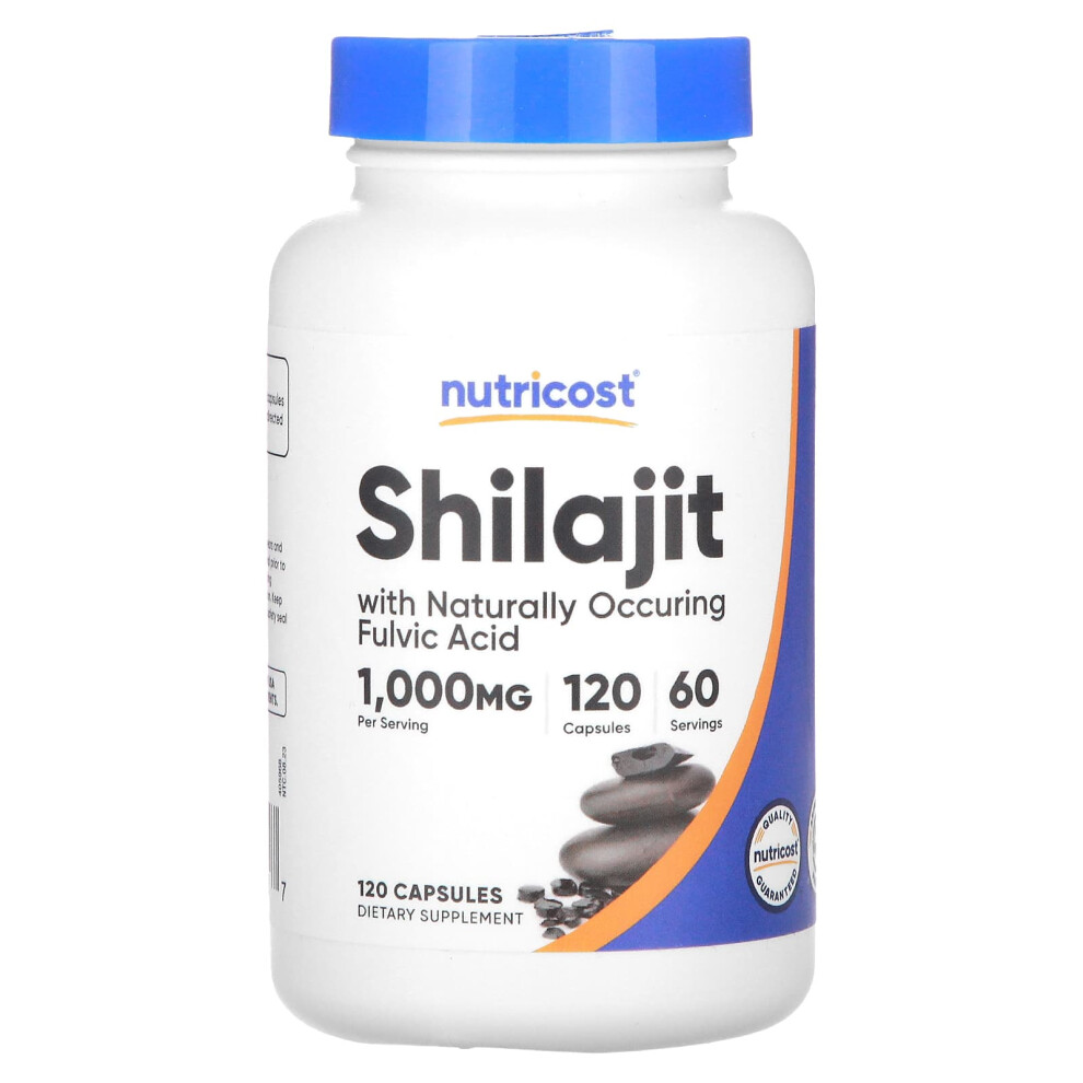 Nutricost , Shilajit, 1,000 Mg 120 Capsules (500 Mg Per Capsule)