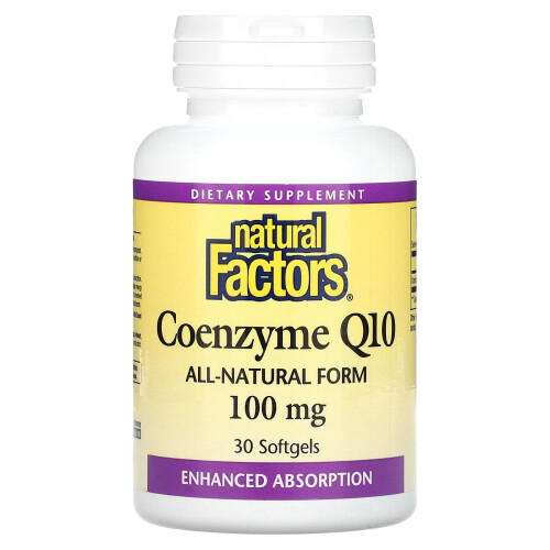 Natural Factors, Coenzym Q10, 100 mg, 30 Softgels