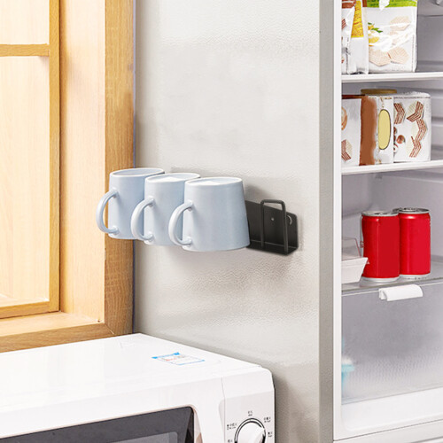 1pc Magnetic Cup Holder Stainless Steel Hanging Cup Mug 2