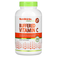 NutriBiotic, Immunität, Gepuffertes Vitamin C, 250 glutenfreie Kapseln