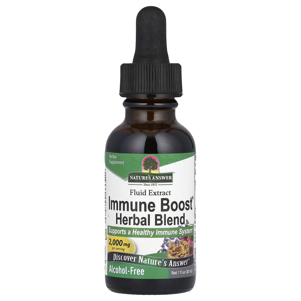 Nature's Answer , Immune Boost Herbal Blend, Alcohol-Free, 2,000 Mg 1 Fl Oz (30 Ml)