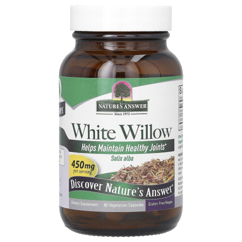 Nature's Answer, Saule Blanc, 450 mg, 60 Capsules Végétariennes 2