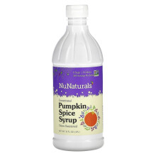 NuNaturals, Konzentrierter Pumpkin Spice Sirup, 16 fl oz (0,47 l)
