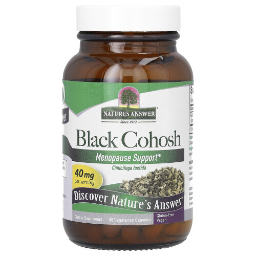 Nature's Answer, Actée à Grappes Noires, 40 mg, 60 Capsules Végétariennes 2