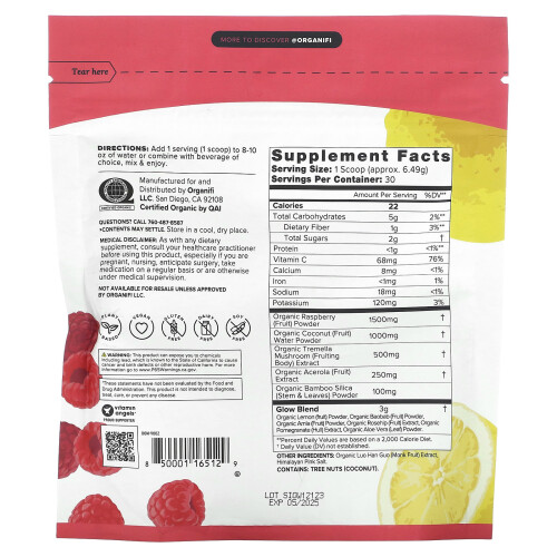 Organifi, Original Glow, 6,87 oz (194,7 g) 1