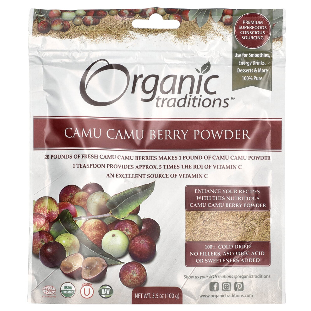 Organic Traditions , Camu Camu Berry Powder, 3.5 Oz (100 G)