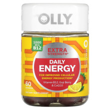 OLLY, Tägliche Energie, Extra Stärke, Berry Yuzu, 60 Gummis