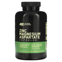 Optimum Nutrition, Zink Magnesium Aspartat, 180 Kapseln