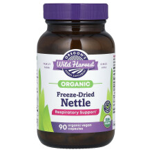 Oregon's Wild Harvest, Bio-Gefriergetrocknete Brennnessel, 90 Bio-Vegan-Kapseln