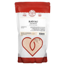Pure Indian Foods, Schwarzsalz, fein gemahlen, 16 oz (454 g)