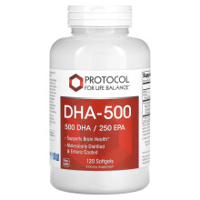 Protocol for Life Balance, DHA-500, 120 Weichkapseln