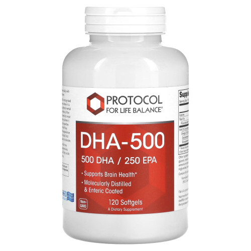 Protocol for Life Balance, DHA-500, 120 Weichkapseln