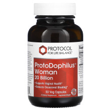 Protocol for Life Balance, ProtoDophilus Woman, 20 Milliarden, 50 vegetarische Kapseln