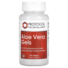 Protocol for Life Balance, Aloe Vera Gele, 100 Softgels