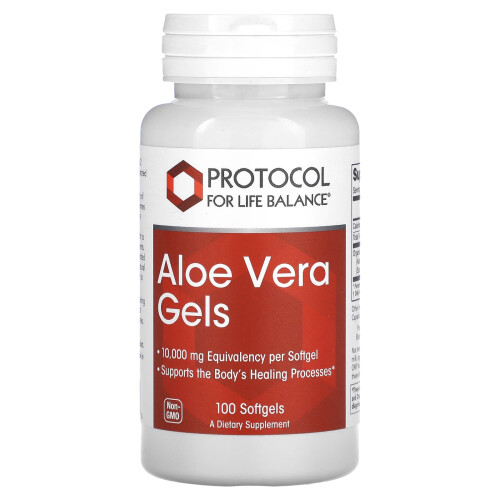 Protocol for Life Balance, Aloe Vera Gele, 100 Softgels