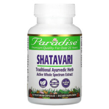 Paradise Herbs, Shatavari, 60 pflanzliche Kapseln