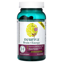 Schiff, Neuriva, Gehirn + Energie, Natürliche Brombeere, 75 Gummis