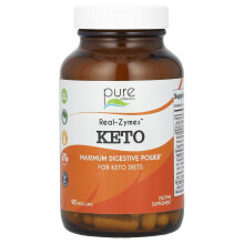 Pure Essence, Real-Zymes Keto, 90 Gélules Végétales