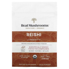 Real Mushrooms, Reishi, Bio-Pilz-Extrakt-Pulver, 1,59 Unzen (45 g)