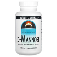 Source Naturals, D-Mannose, 500 mg, 120 Kapseln