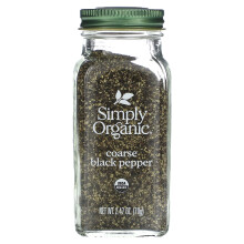 Simply Organic, Bio-Grober Schwarzer Pfeffer, 2,47 Unzen (70 g)
