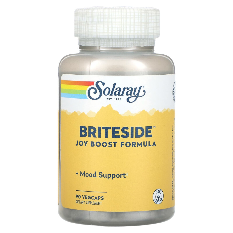 Solaray , Briteside, Joy Boost Formula, 90 Vegcaps