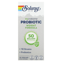 Solaray, Mycrobiome Probiotische Gewichtsformel, 50 Milliarden, 30 VegCaps