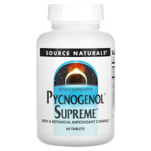 Source Naturals, Pycnogenol Supreme, 60 Tabletten