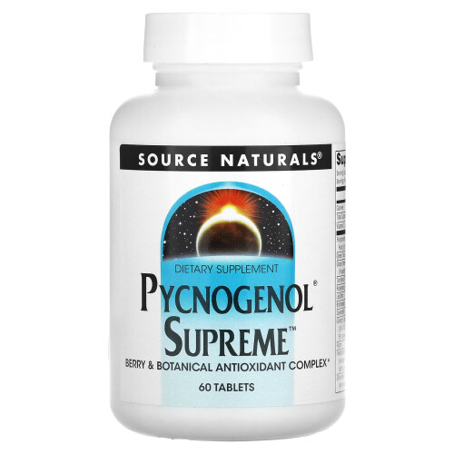 Source Naturals, Pycnogenol Supreme, 60 Tabletten