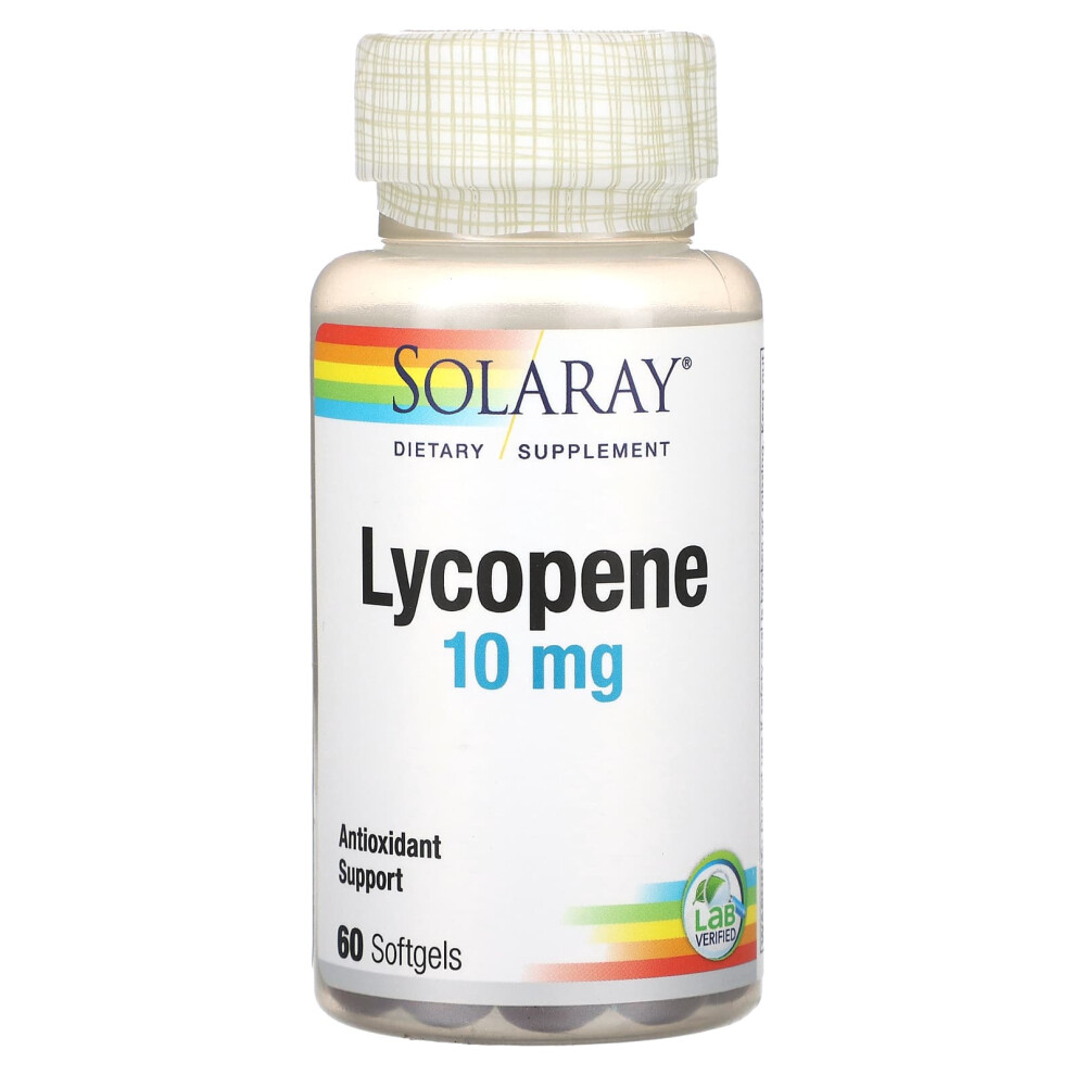 Solaray , Lycopene, 10 Mg, 60 Softgels