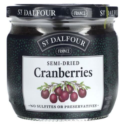 St. Dalfour, Halbgetrocknete Cranberries, 7 oz (200 g)