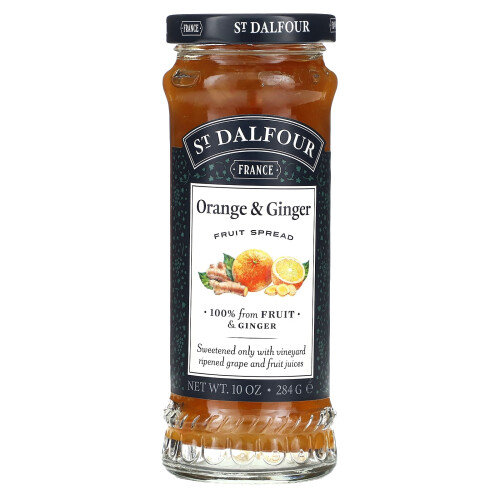 St. Dalfour, Orange & Ginger, Fruit Spread, 10 oz (284 g)
