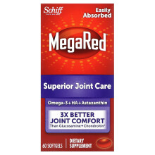 Schiff, MegaRed, Superior Gelenkpflege, 60 Weichkapseln