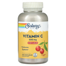 Solaray, Vitamin C Kautabletten, Natürliche Kirsche, 500 mg, 100 Kautabletten