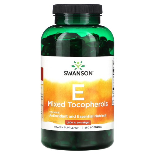 Swanson, Vitamin E Gemischte Tocopherole, 1.000 IE, 250 Softgels