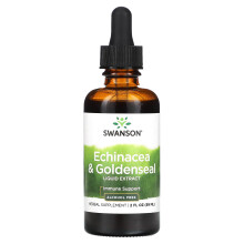 Swanson, Echinacea & Goldenseal Flüssigextrakt, 2 fl oz (59 ml)