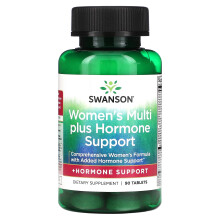 Swanson, Frauen Multi Plus Hormonunterstützung, 90 Tabletten