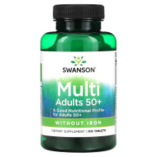Swanson, Multi Adultes 50+, 100 Comprimés