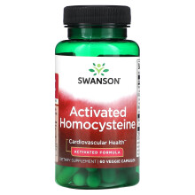 Swanson, Aktiviertes Homocystein, 60 Veggie-Kapseln