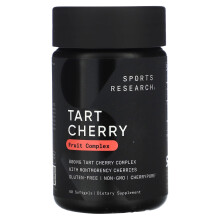 Sports Research, Sauerkirsch-Fruchtkomplex, 800 mg, 60 Softgels