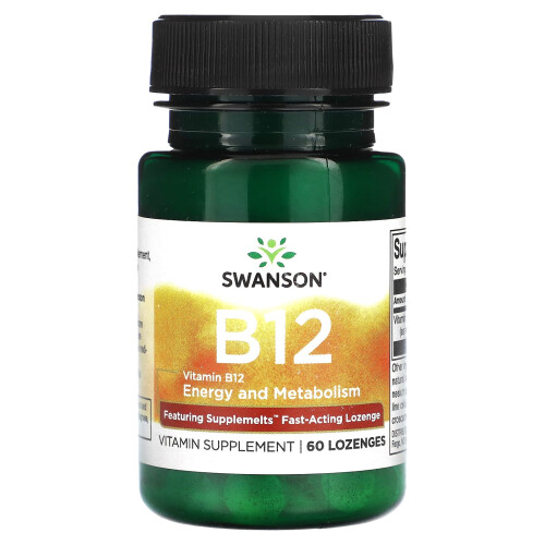 Swanson, Vitamin B12, 60 Lutschtabletten