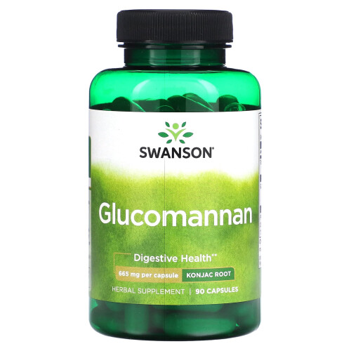 Swanson, Glucomannan, 665 mg, 90 Kapseln