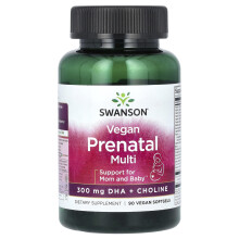 Swanson, Multi Prénatal Végétalien, 90 Softgels Végétaliens