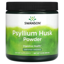 Swanson, Poudre de Téguments de Psyllium, 12 oz (340 g)